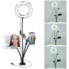 Lampa pierścieniowa LED 20 cm z 4 uchwytami z klipsem [12190000184]